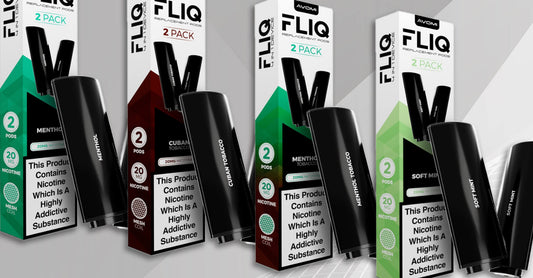 Four classic vape flavours with an Avomi twist: Discover the Latest Additions to the Avomi Fliq Pod Collection