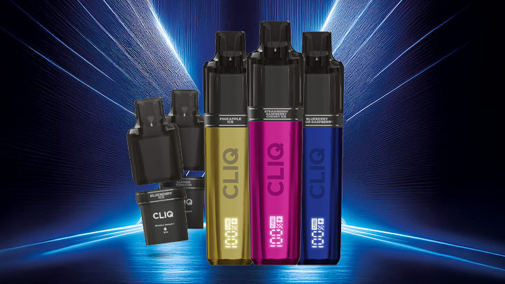 Avomi Cliq vape kit and pods