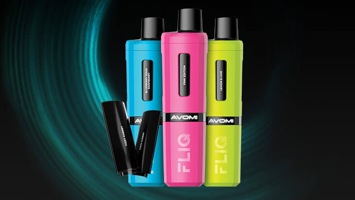 Avomi Fliq vape kit and pods