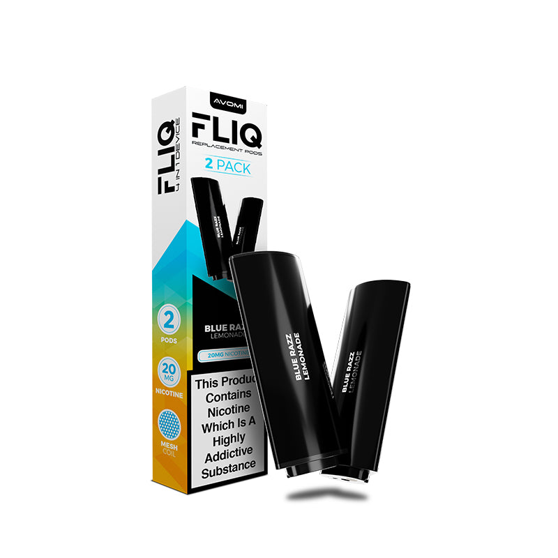 Avomi Fliq Prefilled Pods blue razz lemonade