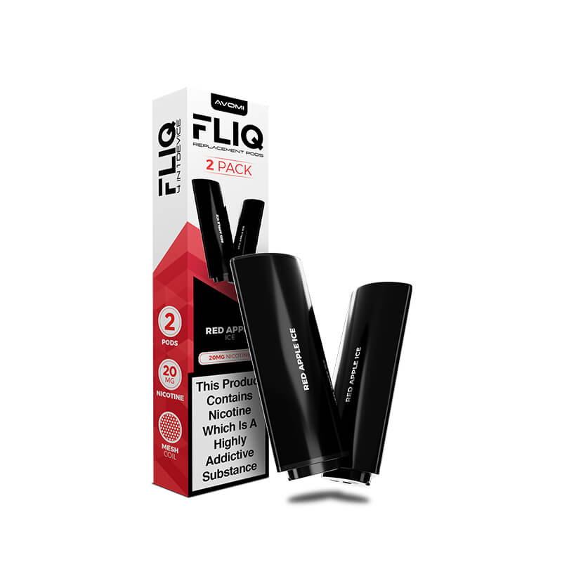 Avomi Fliq Prefilled Pods red apple ice