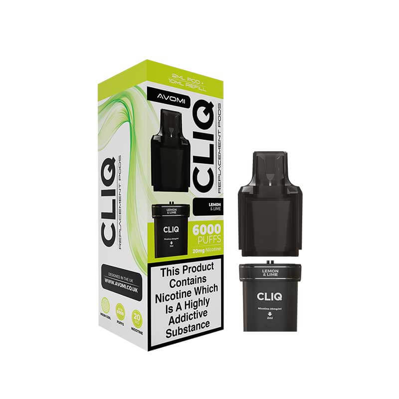 Avomi Cliq Prefilled Pod lemon lime