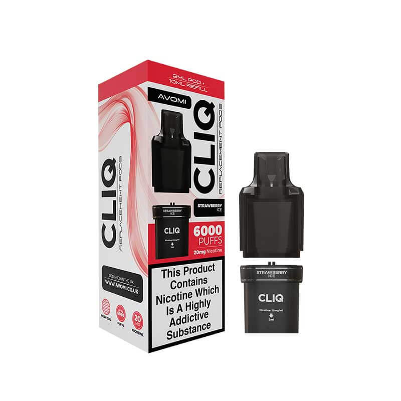 Avomi Cliq Prefilled Pod strawberry ice