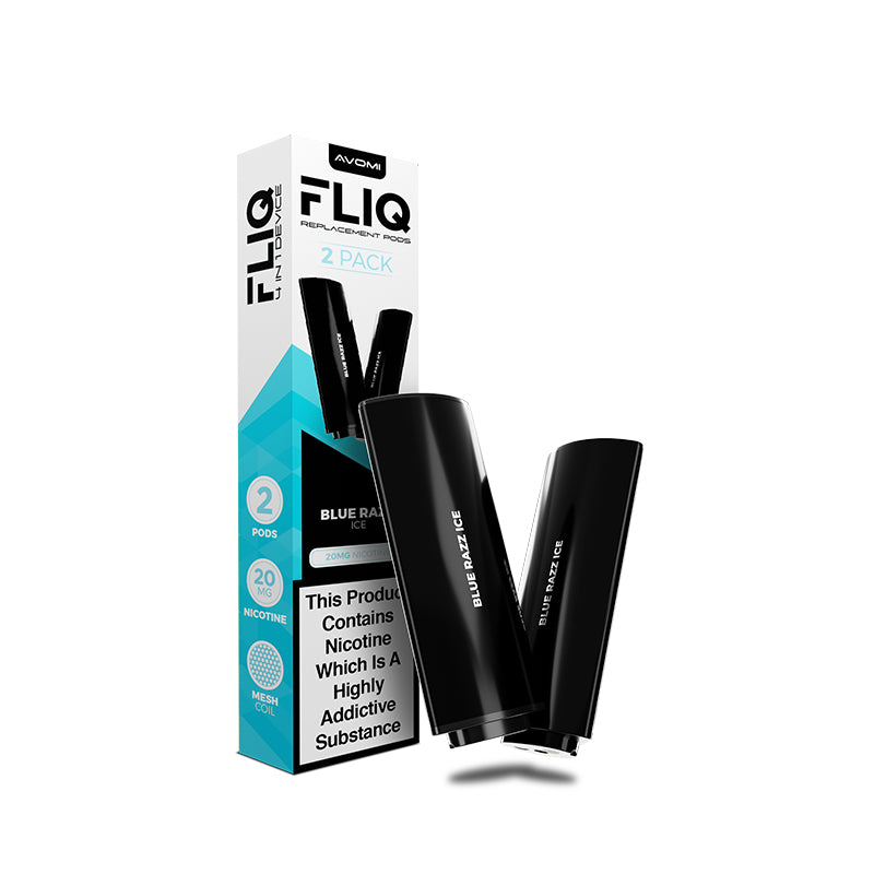 Avomi Fliq Prefilled Pods blue raz ice