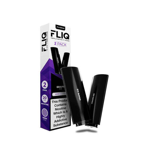 Avomi Fliq Prefilled Pods grape ice