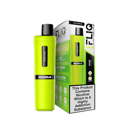 Avomi Fliq 4 in 1 vape kit lemon lime