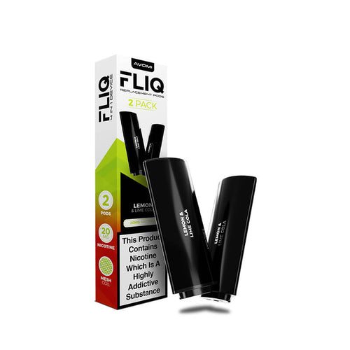 Avomi Fliq Prefilled Pods lemon lime cola