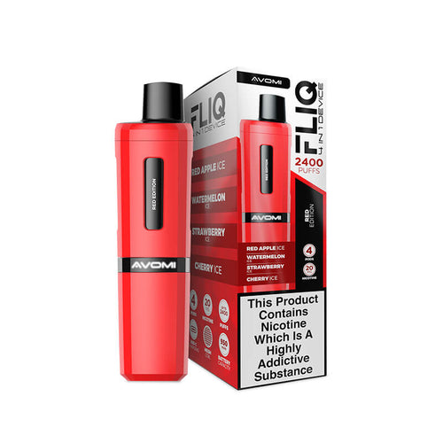 Avomi Fliq 4 in 1 vape kit red edition
