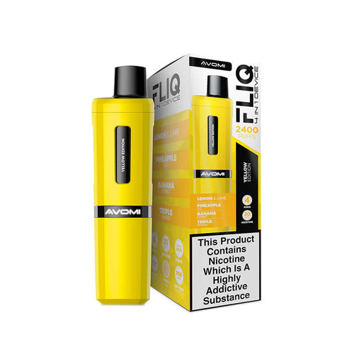 Avomi Fliq 4 in 1 vape kit yellow edition