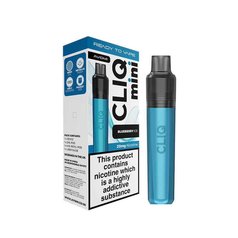Avomi CLIQ Mini Prefilled Pod Kit - Blueberry Ice