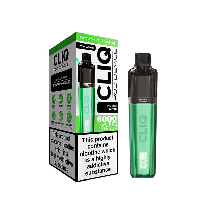 Avomi CLIQ Prefilled Vape Pod Kit - Double Apple Edition