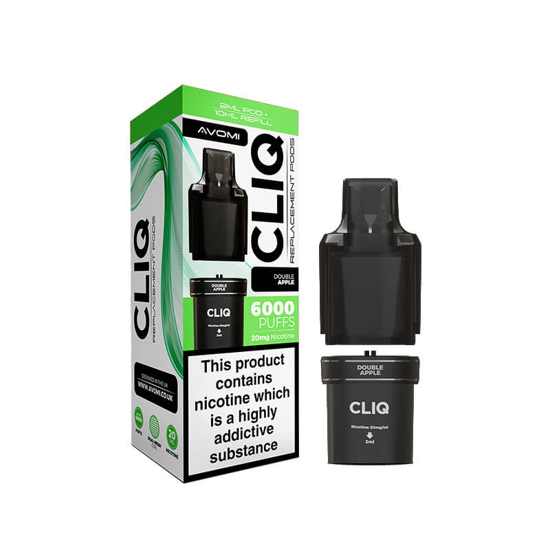 Avomi CLIQ Replacement Prefilled Pod + Refill –  Double Apple