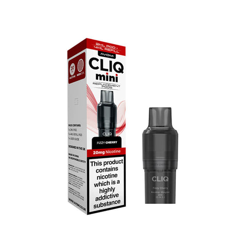 Avomi CLIQ Mini Replacement Prefilled Pod + Refill – Fizzy Cherry