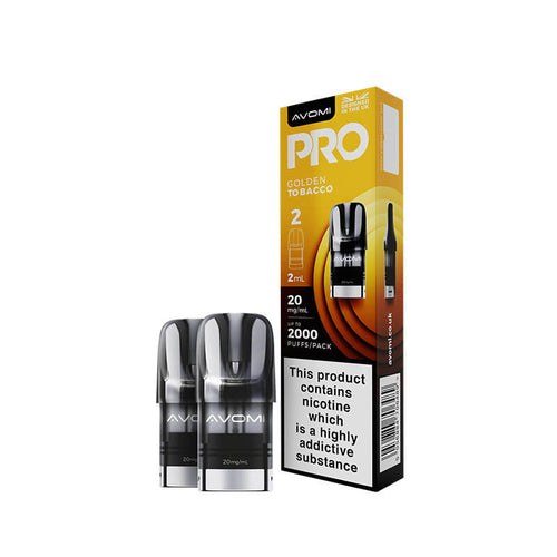 Avomi PRO Replacement Prefilled Pods - Golden Tobacco