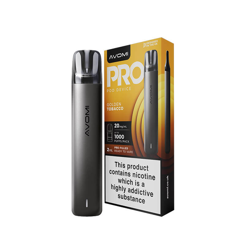Avomi PRO Prefilled Pod Kit - Golden Tobacco