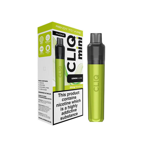 Avomi CLIQ Mini Prefilled Pod Kit - Lemon & Lime