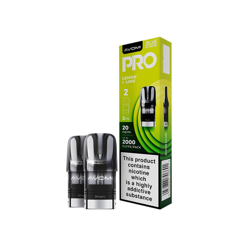 Avomi PRO Replacement Prefilled Pods - Lemon & Lime