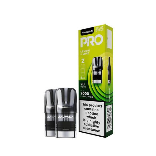 Avomi PRO Replacement Prefilled Pods - Lemon & Lime