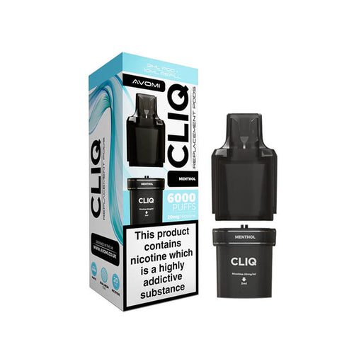 Avomi CLIQ Replacement Prefilled Pod + Refill – Menthol