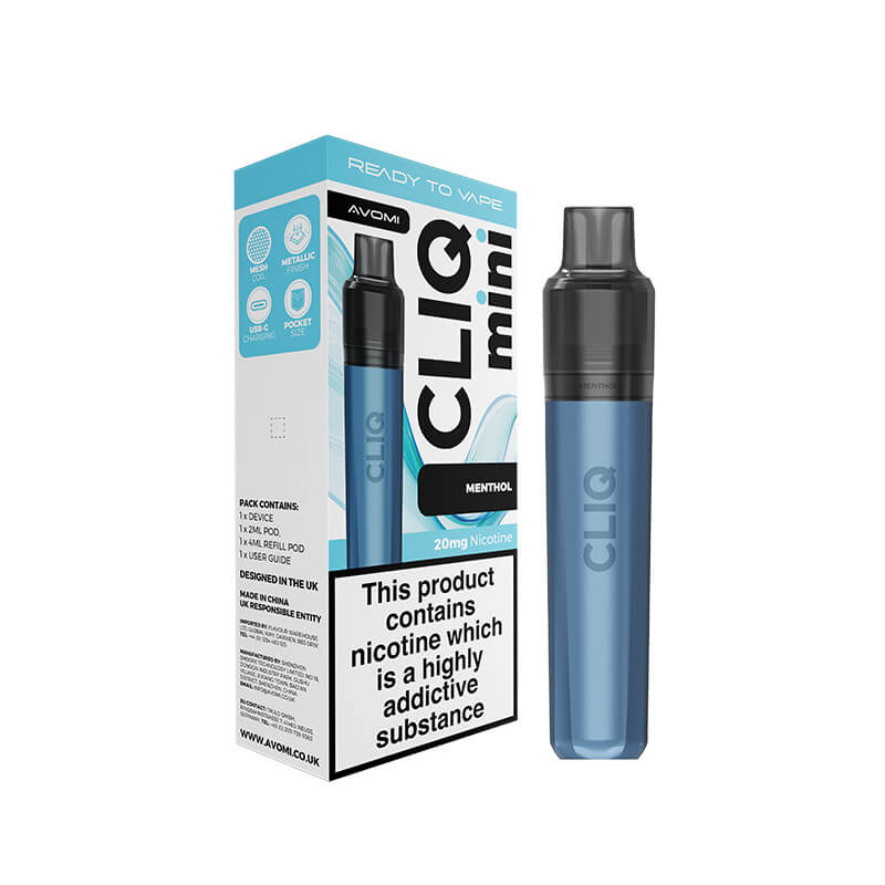 Avomi CLIQ Mini Prefilled Pod Kit - Menthol