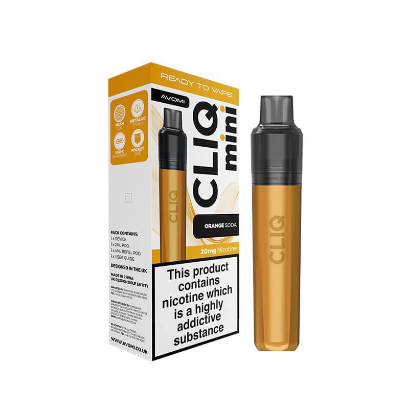 Avomi CLIQ Mini Prefilled Pod Kit - Orange Soda