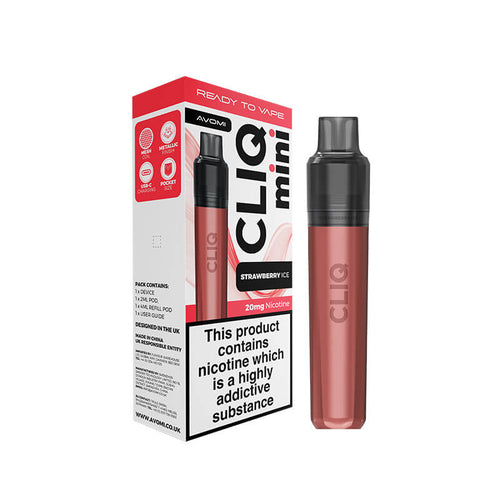 Avomi CLIQ Mini Prefilled Pod Kit - Strawberry Ice