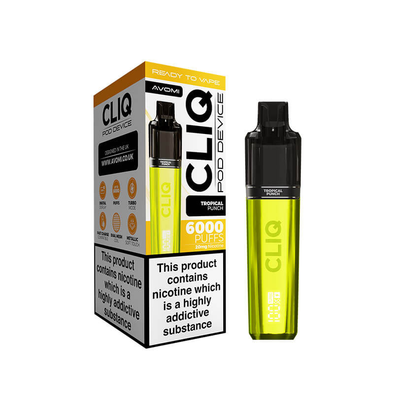 Avomi CLIQ Prefilled Vape Pod Kit - Tropical Punch Edition