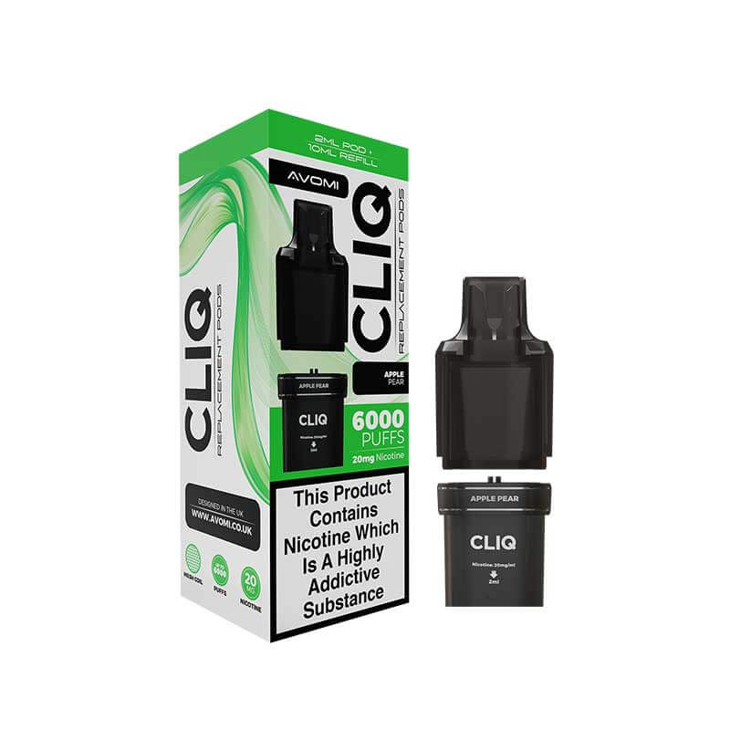Avomi Cliq Prefilled Pods apple pear