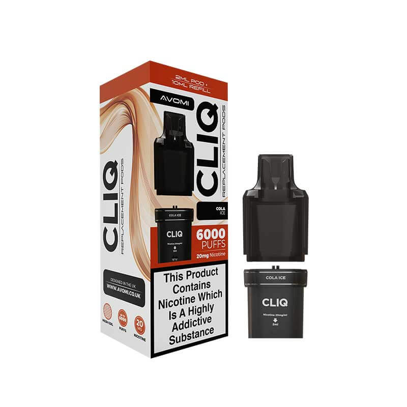 Avomi Cliq Prefilled Pods cola ice