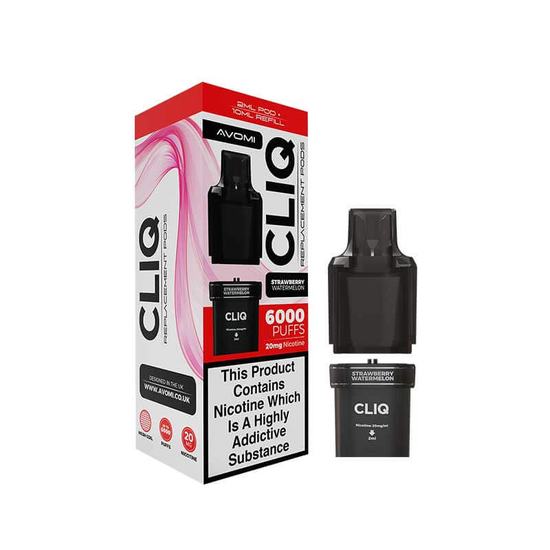 Avomi Cliq Prefilled Pods strawberry watermelon