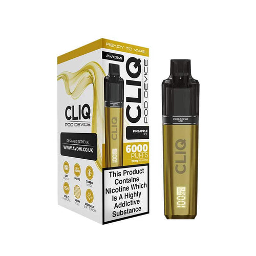 Avomi Cliq vape kit pineapple ice