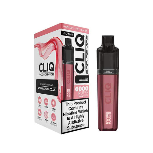 Avomi Cliq vape kit Pink Lemonade