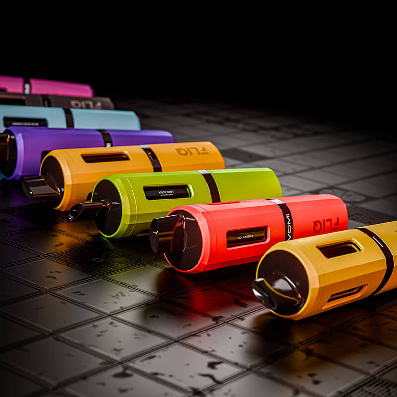 group of Avomi Fliq vape kits
